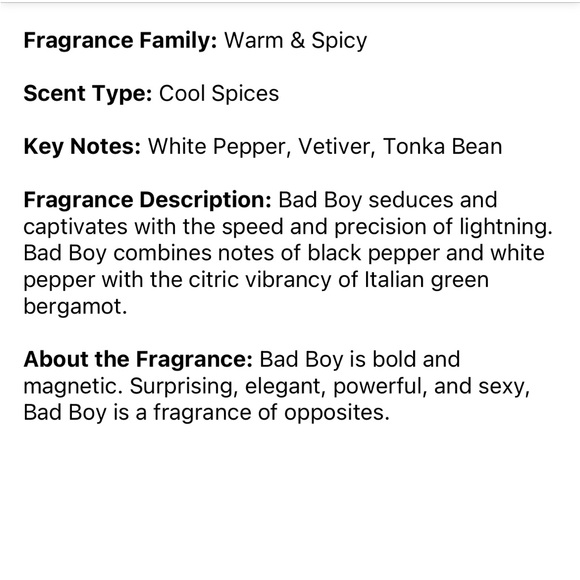 CAROLINA HERRERA Bad Boy EDT Vial Spray Sample 1.5mL x 3 = 4.5 mL - Picture 4 of 4